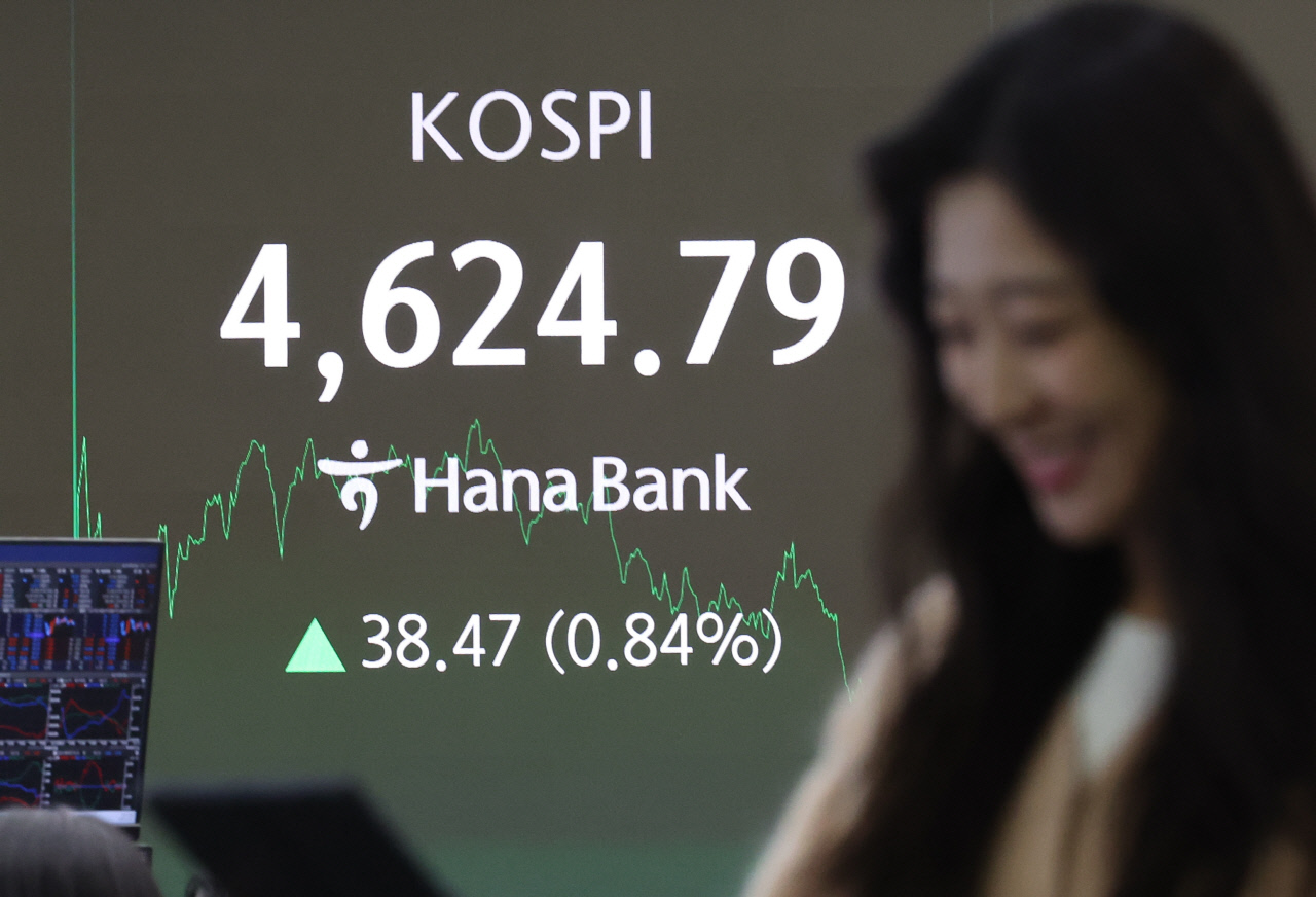 코스피, 종가도 4600선 안착...7거래일 연속 '최고치 랠리'