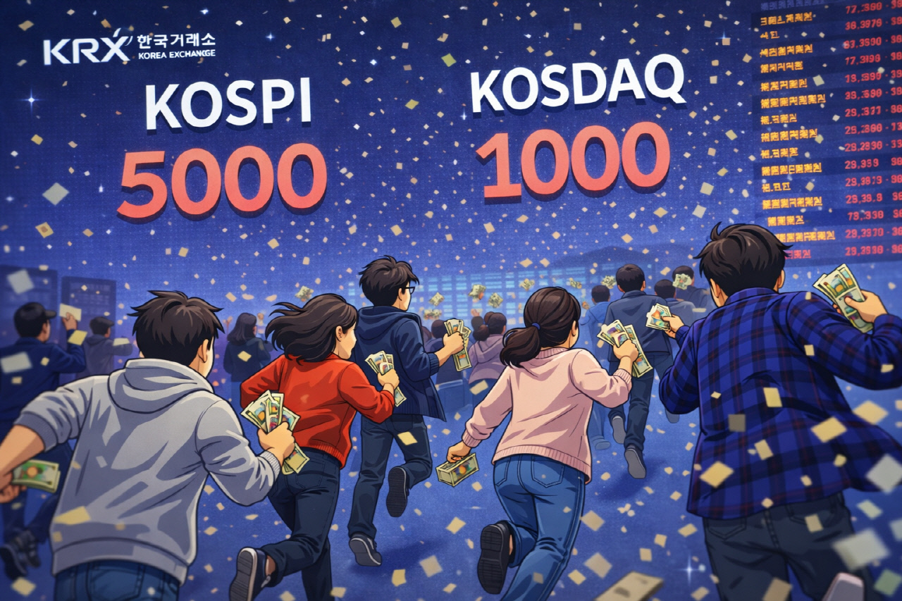 "오천피 천스닥에 증시로 자본 몰린다"…예탁금 97조·신용융자 29조