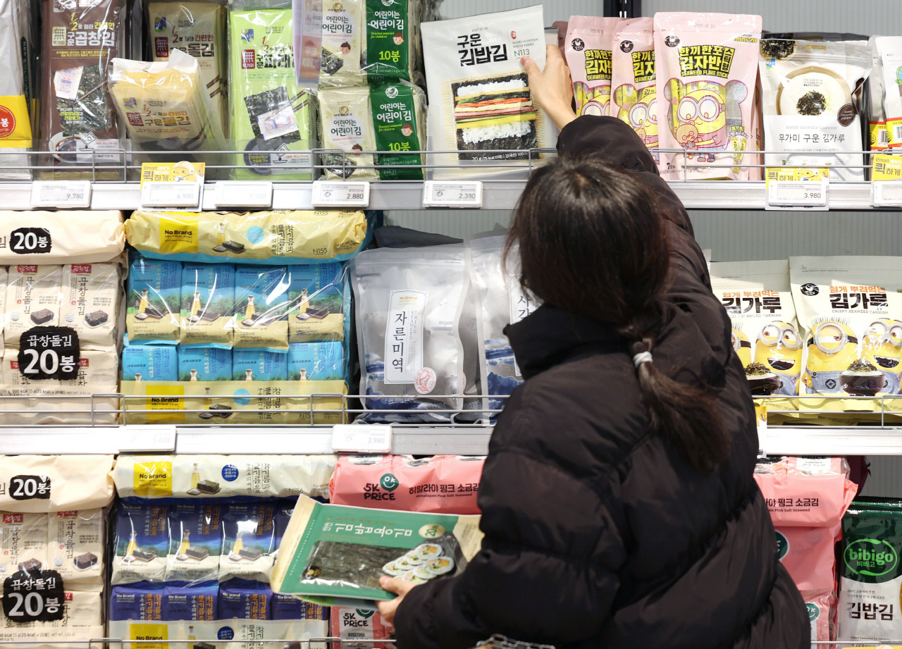 '검은 반도체' 김 수출 사상 최대…스낵 개발 활발 vs. 내수 가격 부담