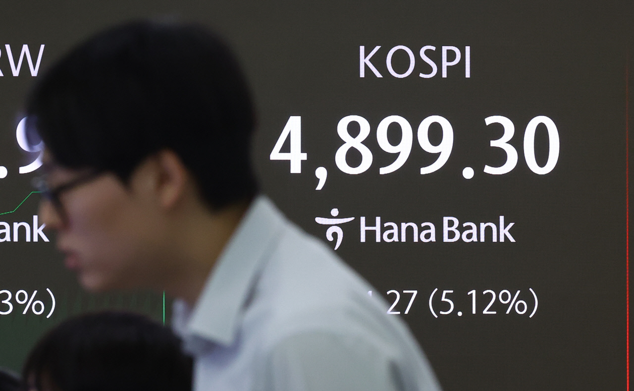 코스피, 5000선 붕괴...매도 사이드카 발동