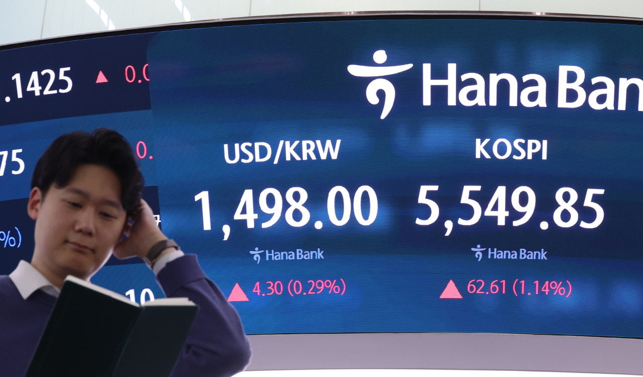 코스피, '오일쇼크·고환율'에도 5500선 탈환...삼전·하이닉스 강세