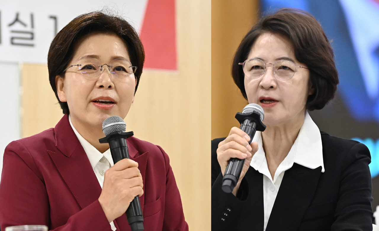 경기지사 '여성 빅매치' 확정'...경제 전도사' 양향자 vs '정치 거물' 추미애