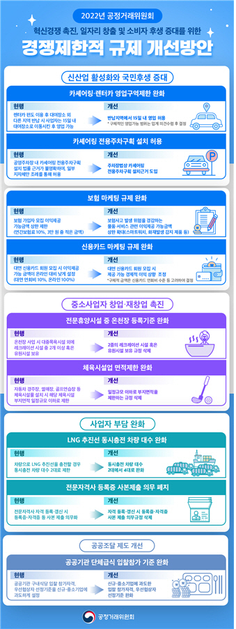 내년 카셰어링·렌터카 사업자, 반납지서 15일 이내 영업 가능