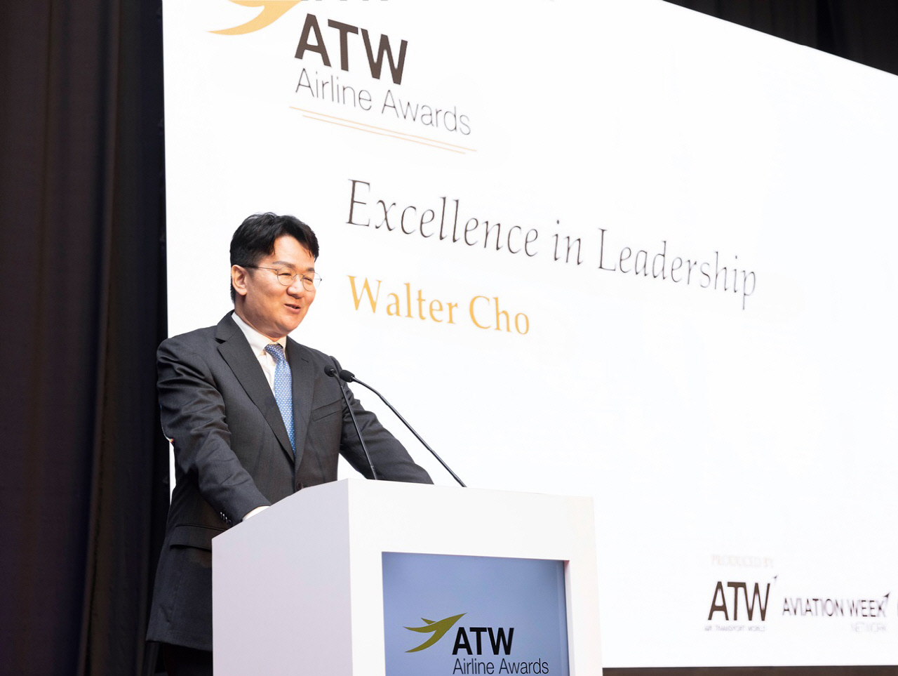 조원태 리더십 재조명…'ATW 올해의 항공업계 리더십' 수상
