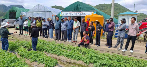 울진 감자 농가, 이모작 기술과 저장·유통 노하우 전수! 경쟁력 UP!