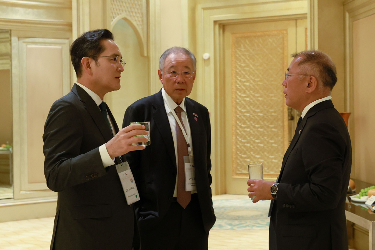 이재용·정의선 등 AI·방산·에너지 기업 UAE서 경제 협력 확대