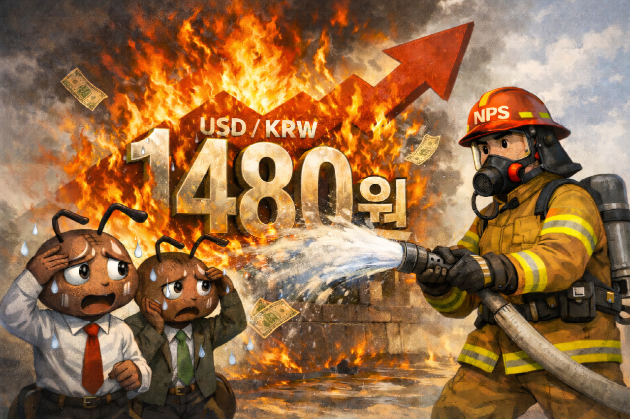 환율도, 노후자금도 지켜야 하는 국민연금...서학개미도 '주춤'