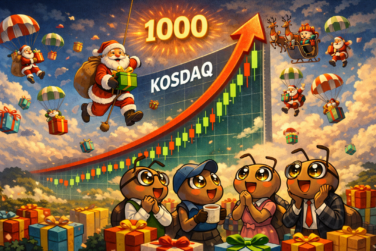 막판 '산타랠리' 기대감...코스닥으로 향하는 개미들