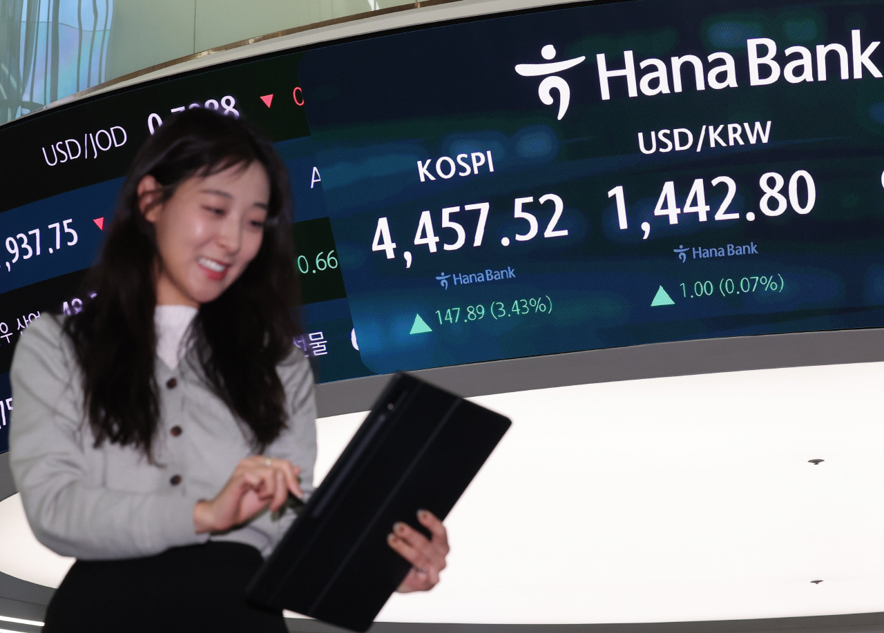 코스피 4400 넘었다…삼전ㆍ하이닉스 또 신고가