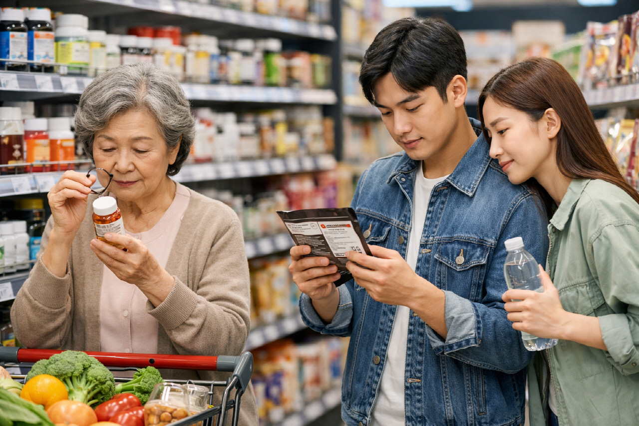 [건강을 파는 시대] (상) 맛·가격보다 성분표