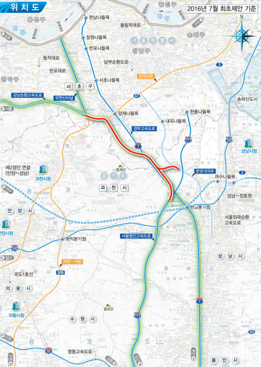 양재IC 정체 풀리나…성남~서초 고속도로 민자 추진