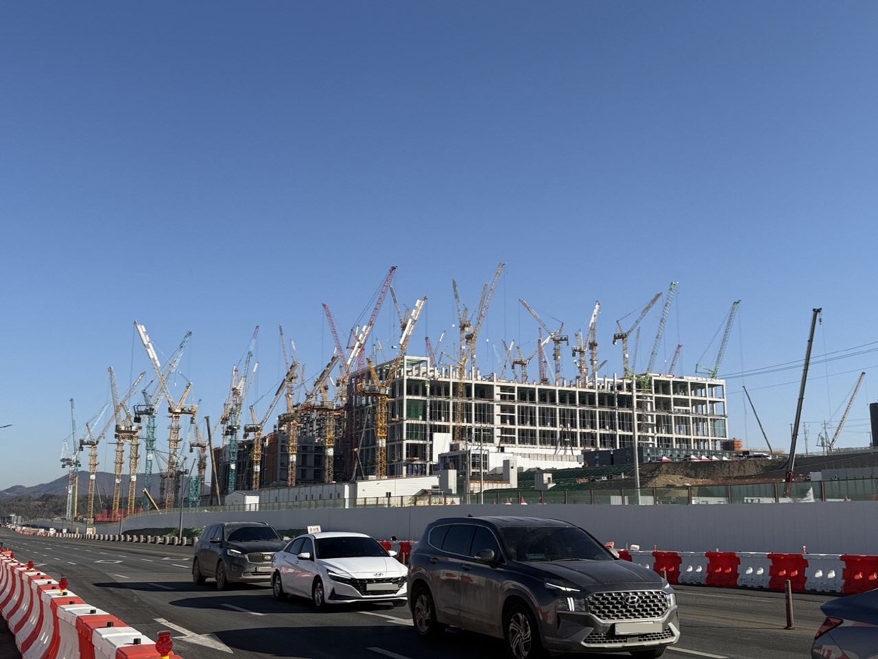 [르포] 'K반도체 심장' SK하이닉스 용인 반도체 공장 건설 현장