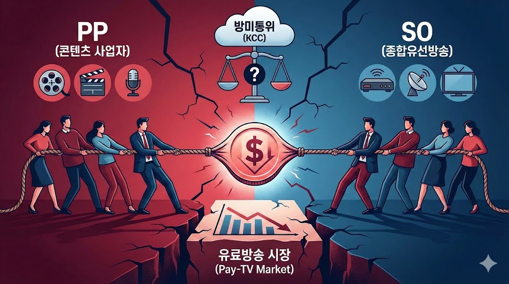 “775억 손실” vs “생존 문제”… 콘텐츠 사용료 갈등 정면충돌