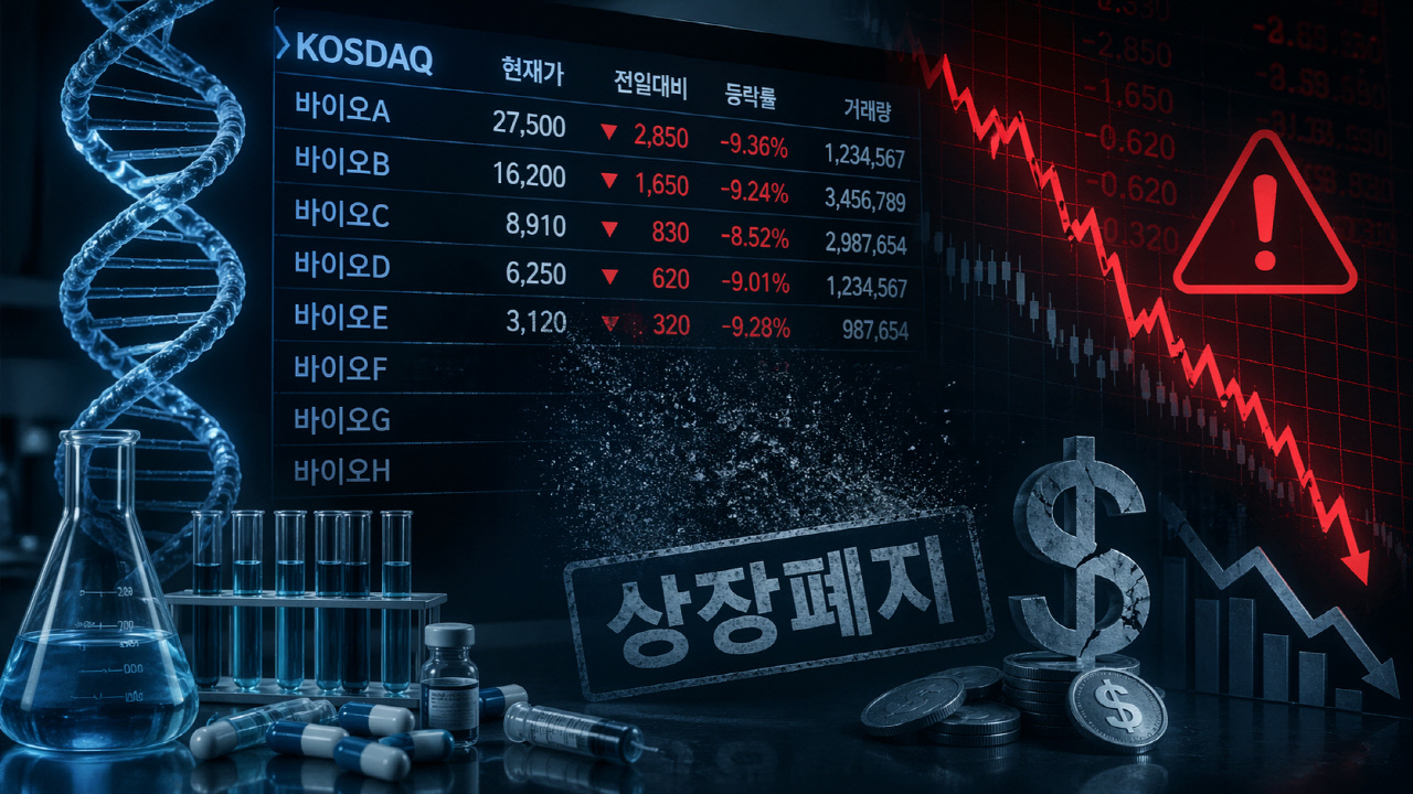 바이오株, 줄상폐 위기감...기술특례 기업들의 한계