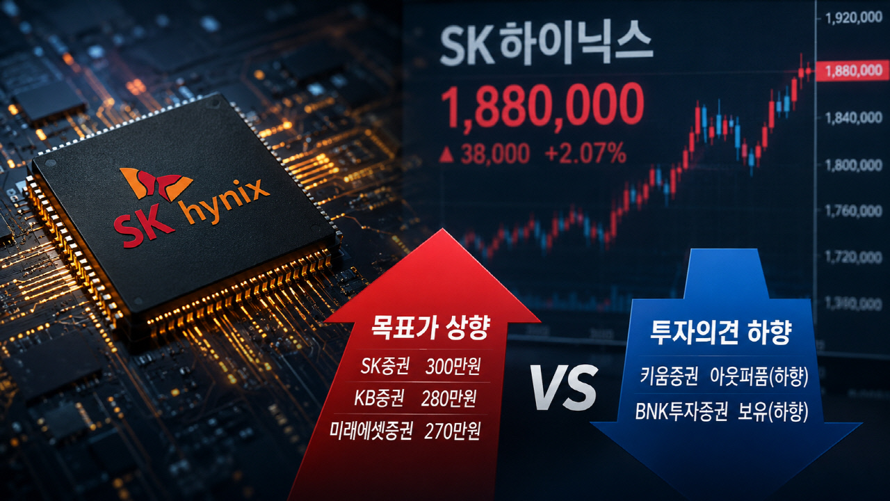 "50만전자·300만닉스 외치는데"...SK하이닉스엔 경고등?