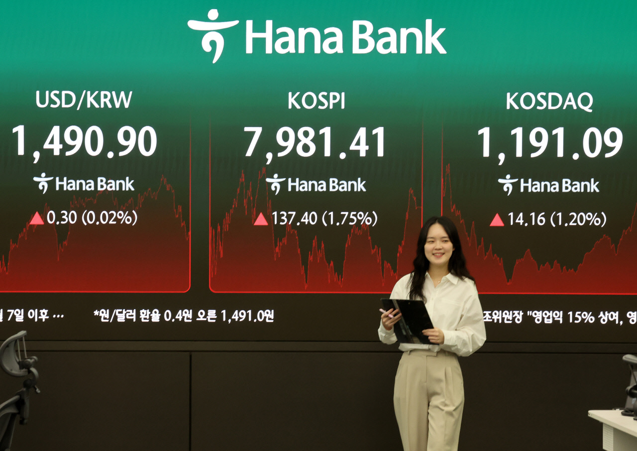 '8천피'까지 단 19포인트...코스피, 또 사상 최고 마감