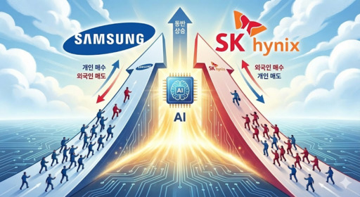 개미는 삼성전자, 외국인은 SK하이닉스...수급은 갈려도 눈높이는 함께 올랐다